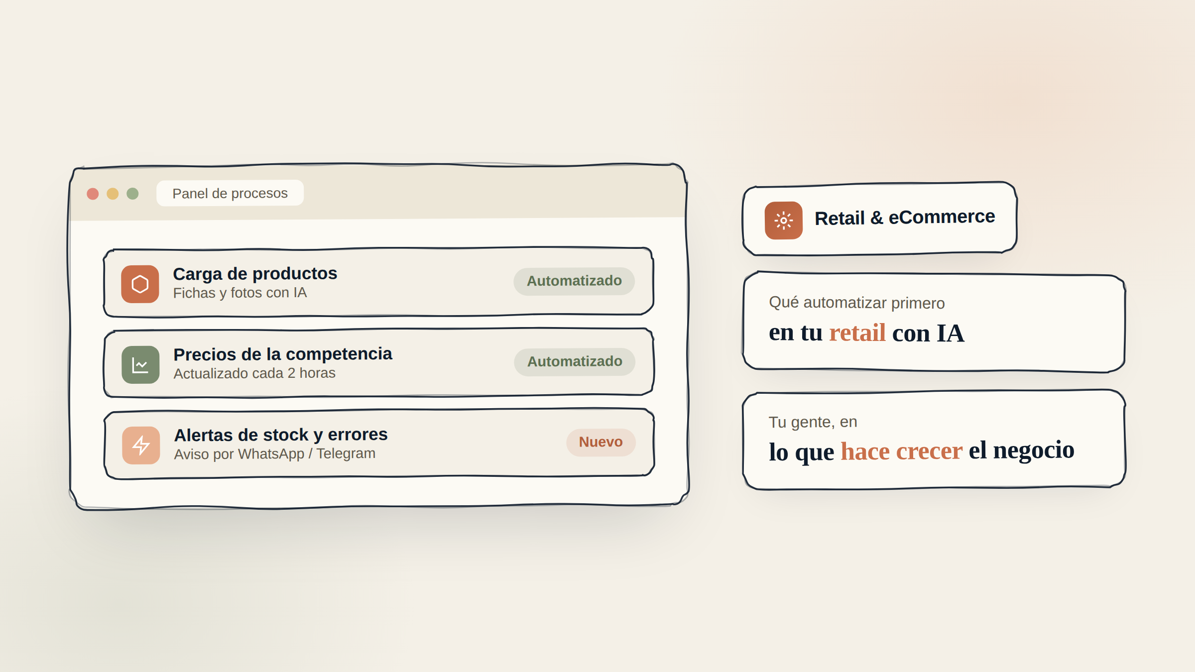 Procesos que un retail o ecommerce puede automatizar con IA