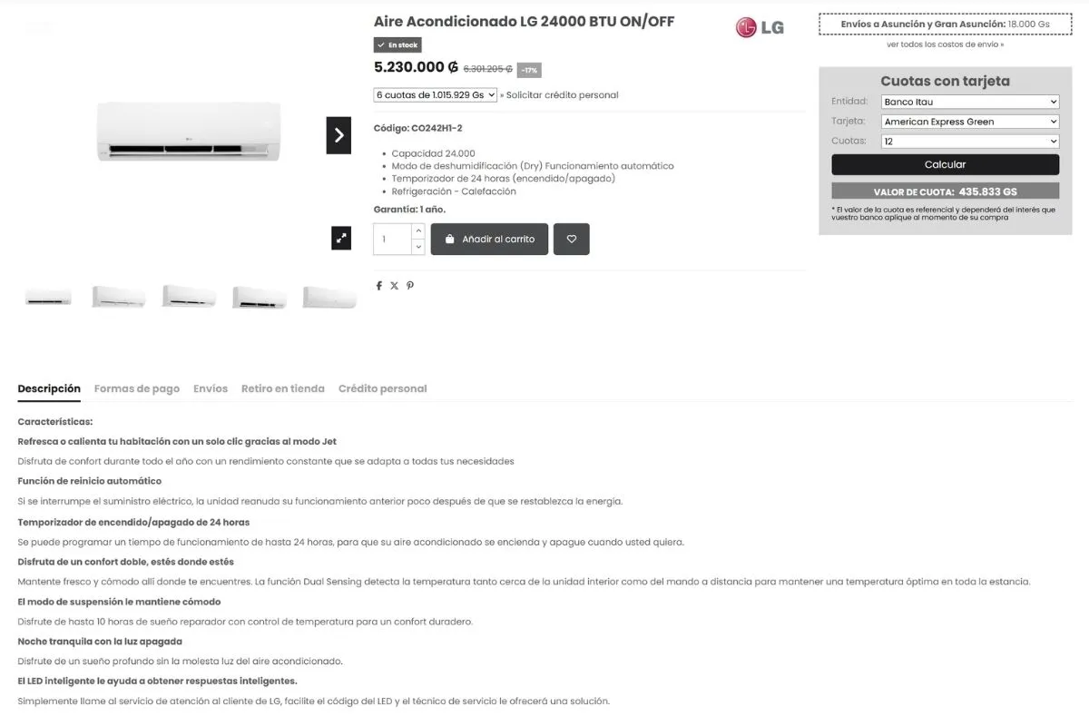 Ficha de producto generada automáticamente con IA